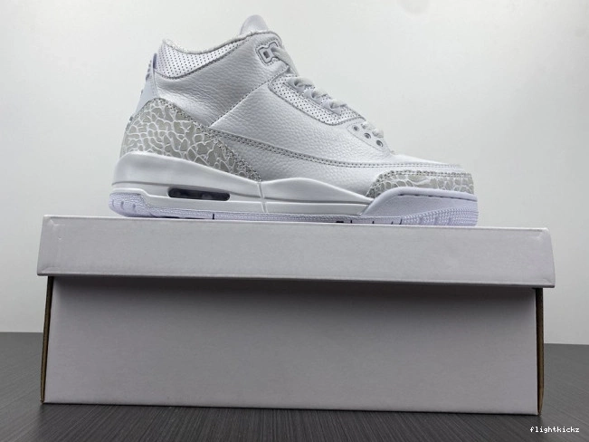 'Triple PS 429487-111 White' 3 Air Retro Jordan 0723